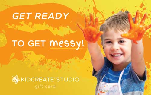 gift cards for kids art camps - Kidcreate Studio