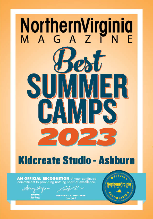 Kidcreate Studio - Ashburn - Northern Virginia Magazine Best Summer Camps Award 2023