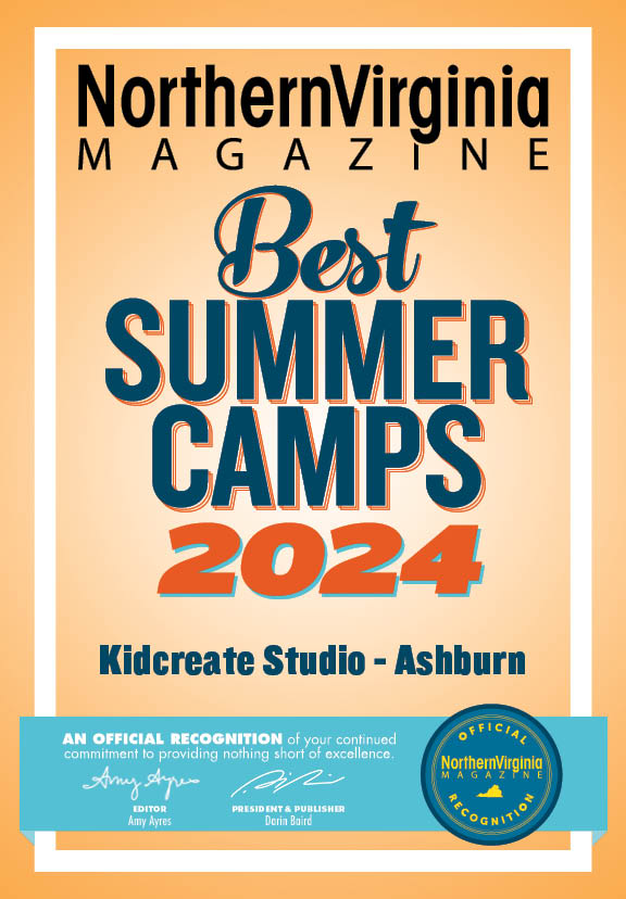 Kidcreate Studio - Ashburn - Northern Virginia Magazine Best Summer Camps Award 2024