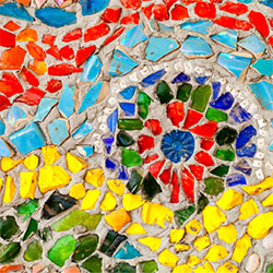 Mosaic Artwork at Kidcreate Studio - Ashburn