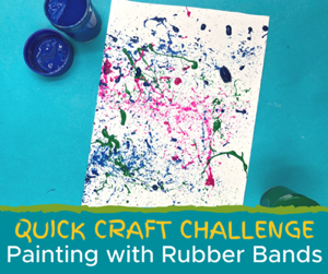Painting With Rubber Bands
