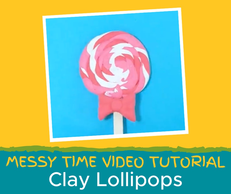 Clay Lollipop Art Project