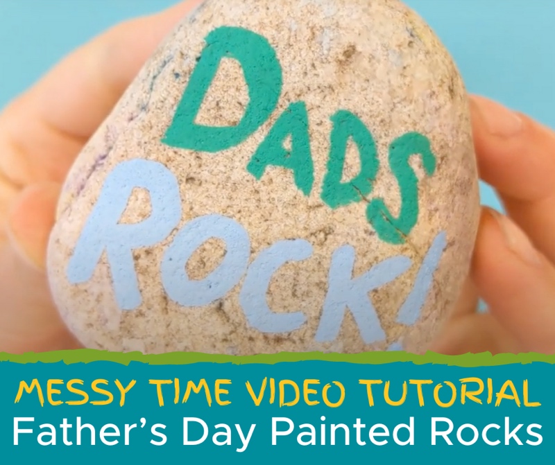Father’s Day Painted Rocks