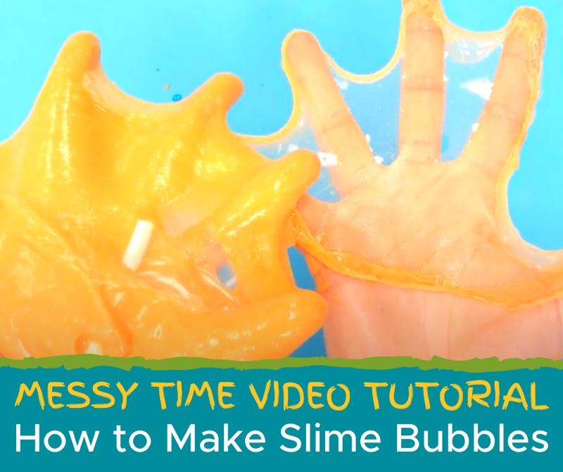 SLIME FOR KIDS!! How To Make Slime Bubbles 