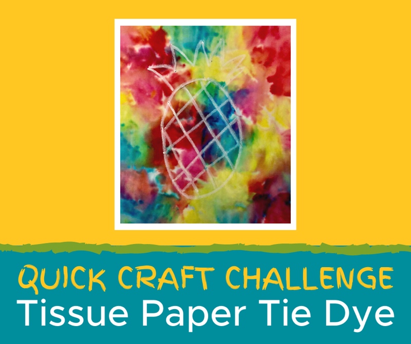 Tissue Paper Tie Dye