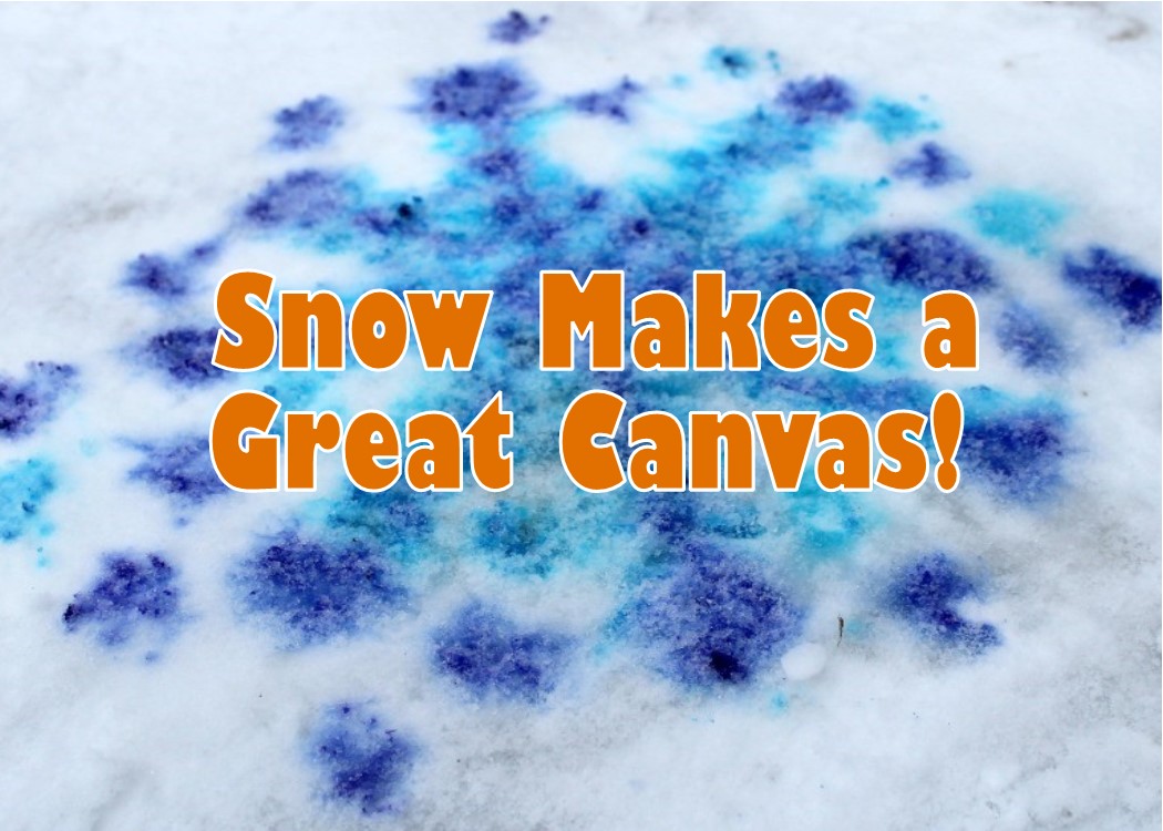 Snow Makes a Great Canvas!