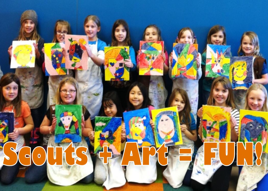 SCOUTS + ART = FUN!