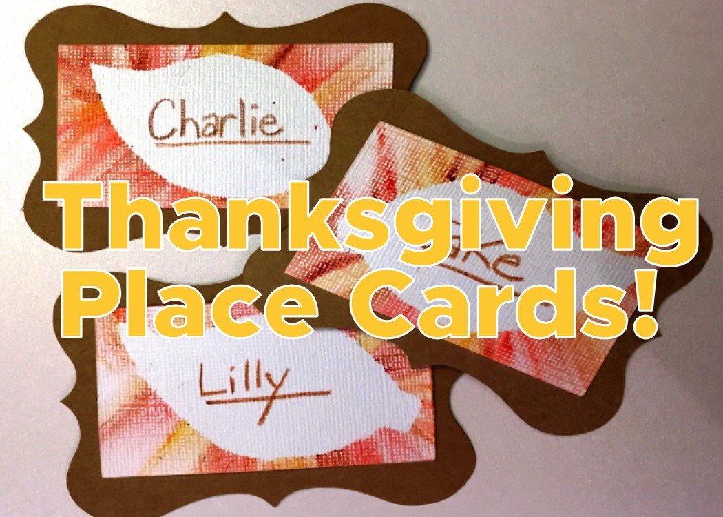 Thanksgiving Place Card Art Project