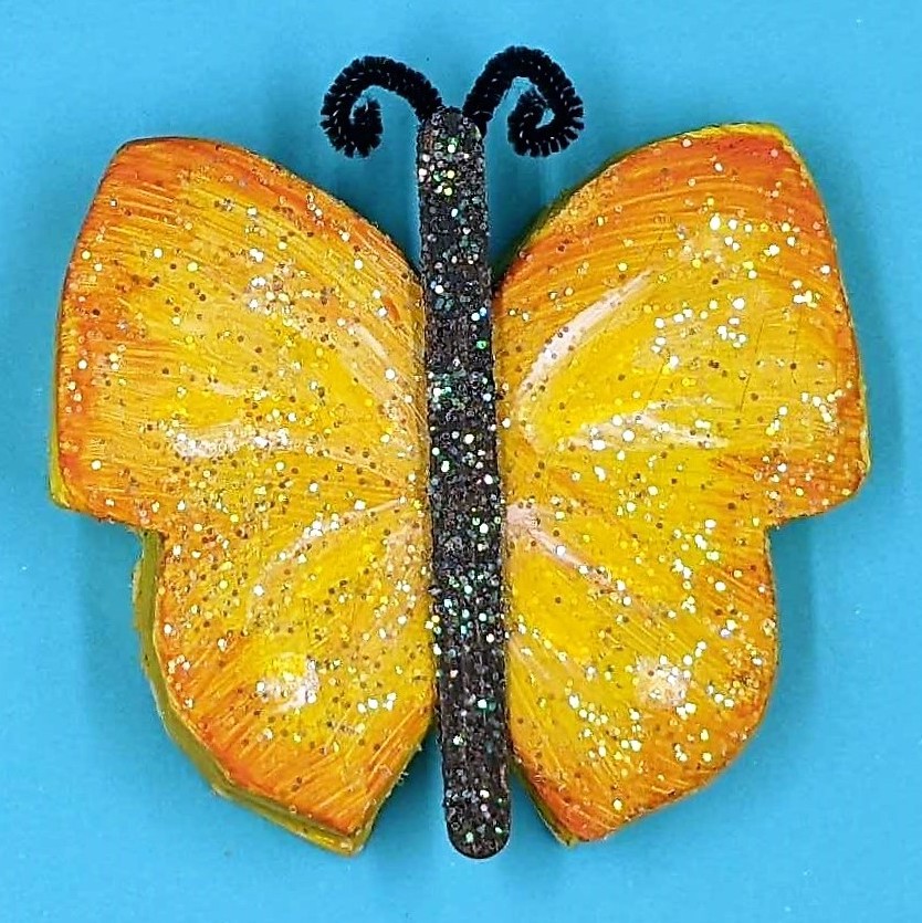 Kidcreate Studio - Houston Greater Heights, Mirabel's - Glittery Butterfly Art Project