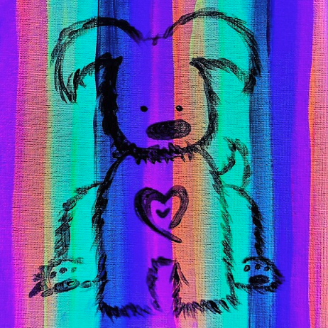 Kidcreate Studio - Eden Prairie, Premium-Glow Puppy Art Project